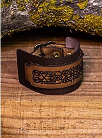 Bracelet médiéval en cuir - Earwen